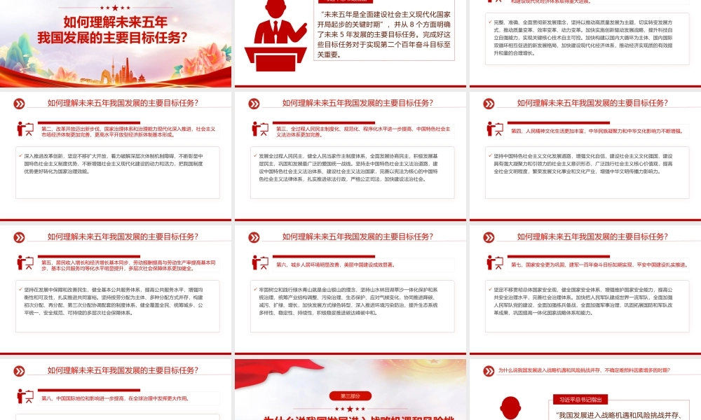 2023大会报告辅导百问（第22—29问）关于中国式现代化PPT大气精美风党员干部学习教育专题党课课件模板.pptx