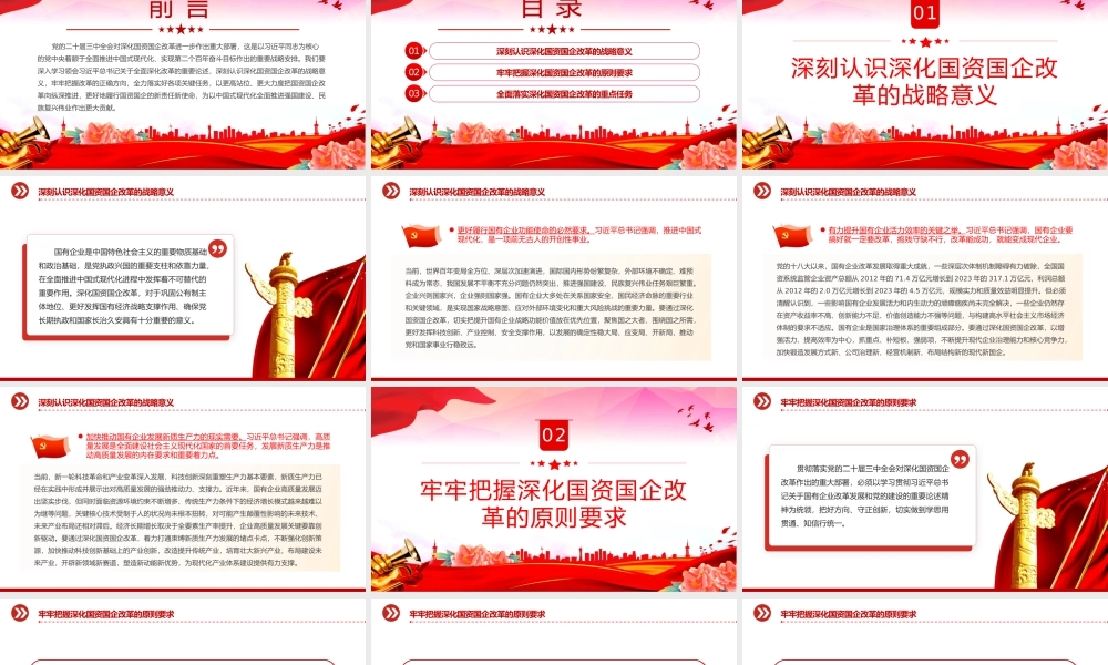 2024深化国资国企改革PPT大气精美国企党课课件.pptx