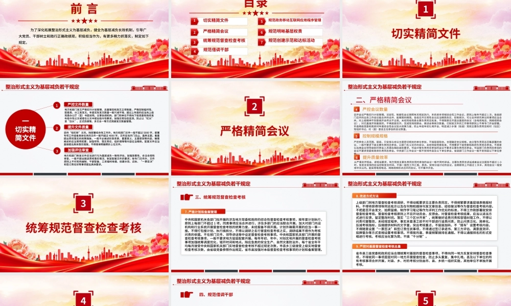 2025年整治形式主义为基层减负若干规定PPT课件.pptx