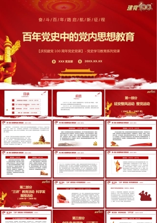 百年党史中的党内思想教育0710-1.pptx