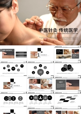 传统医学中国风中医针灸中医中药ppt.pptx