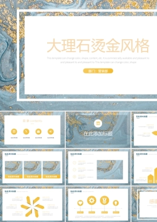 大理石纹工作总结汇报通用.pptx