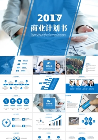 大气简约创业融资商业计划书ppt模板.pptx