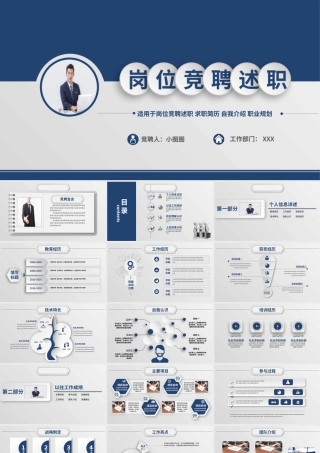 大气简约自我介绍岗位竞聘ppt模板.pptx