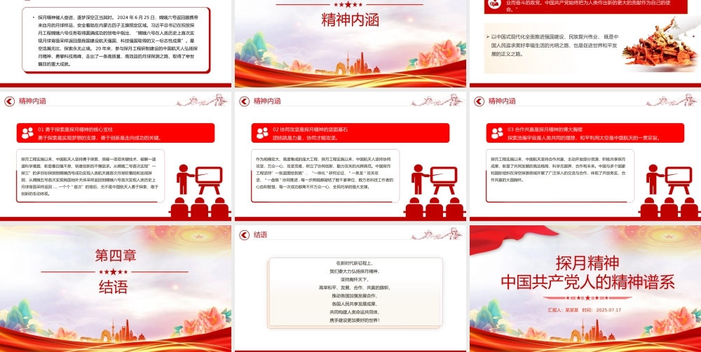 党政风探月精神PPT中国共产党人的精神谱系党课.pptx
