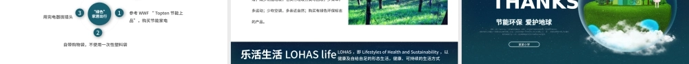 地球一小时PPT简洁科技风节约能源保护地球倡导低碳生活活动介绍模板.pptx