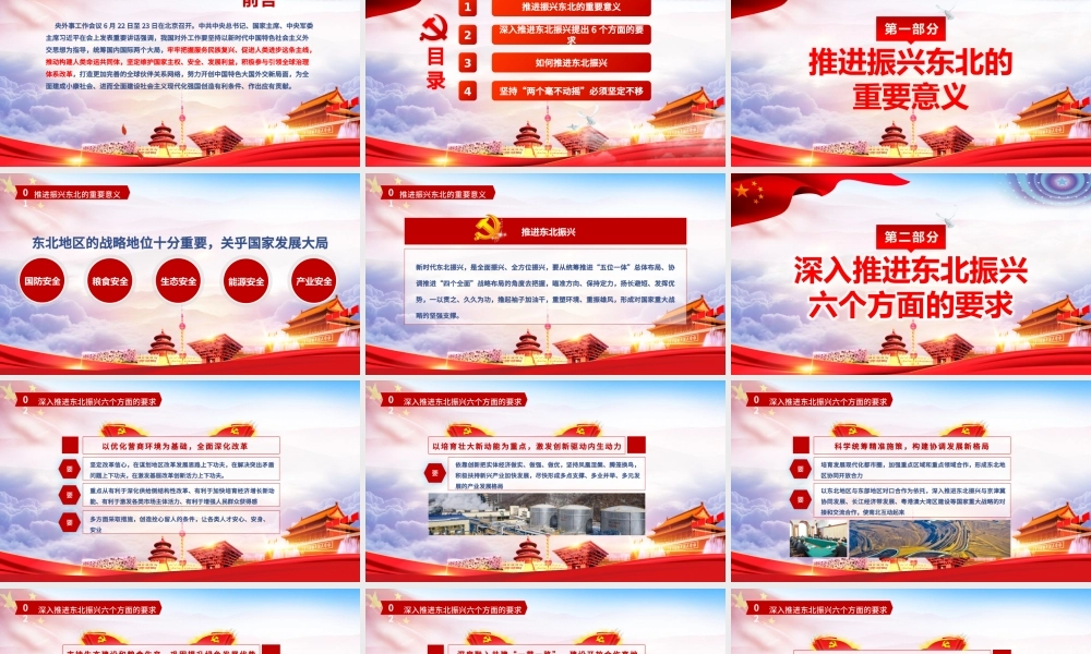 东北振兴党政红色热点党课党建PPT模板.pptx