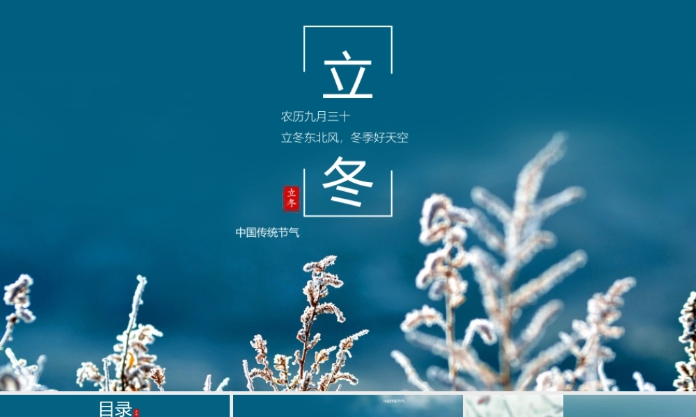 二十四节气之立冬.pptx