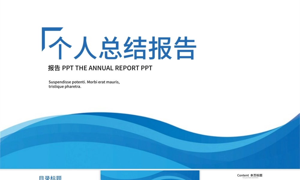 个性时尚简约个人述职报告ppt动态模板.pptx