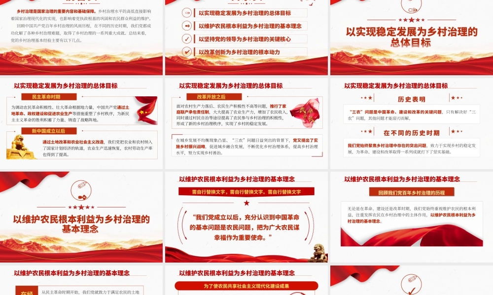H2021206中国共产党百年乡村治理的基本经验.pptx