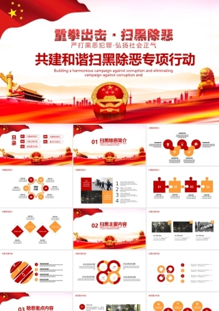 共建和谐扫黑除恶专项行动PPT.pptx