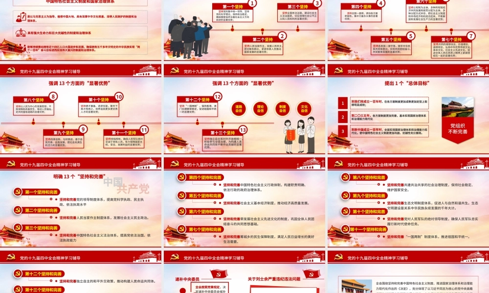红色迈向中国之治新境界党课PPT.pptx