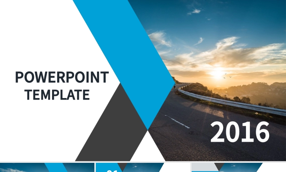 几何形状创意视觉排版精美商务ppt模板.pptx