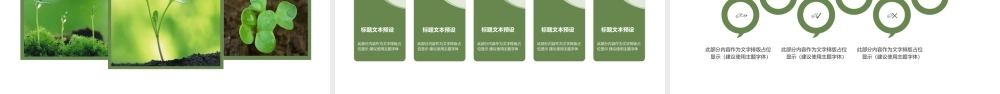 敬畏生命植物发芽PPT模板.pptx