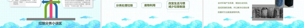 卡通垃圾分类环保教育培训课件PPT模板.pptx