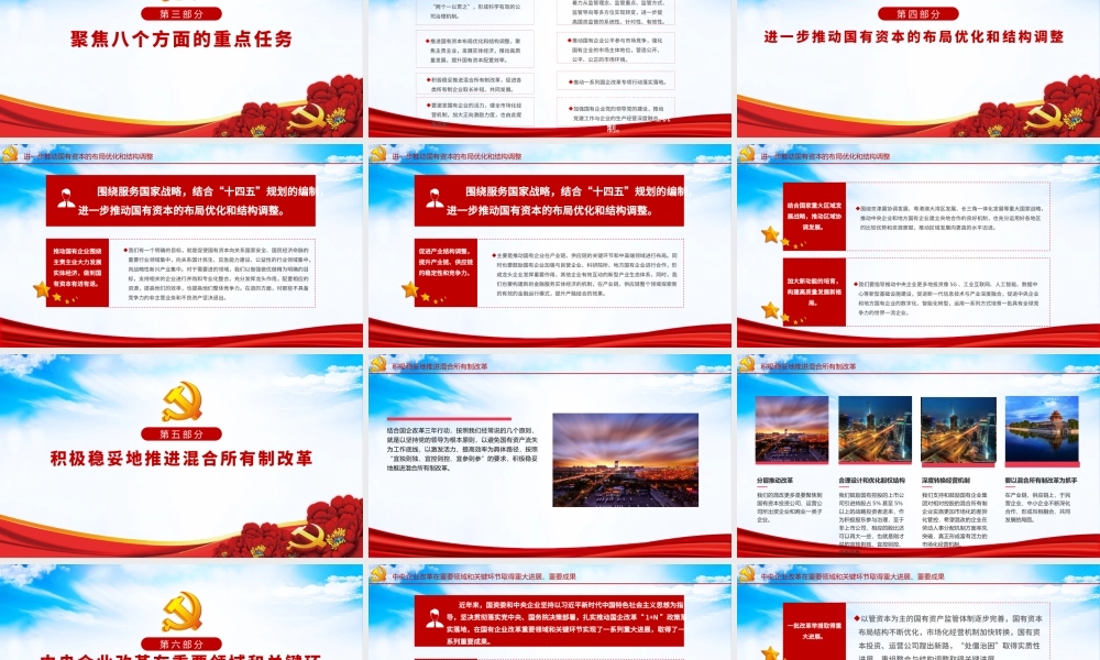 蓝色党建风国企改革三年行动方案2020-2022专题国企党课PPT.pptx