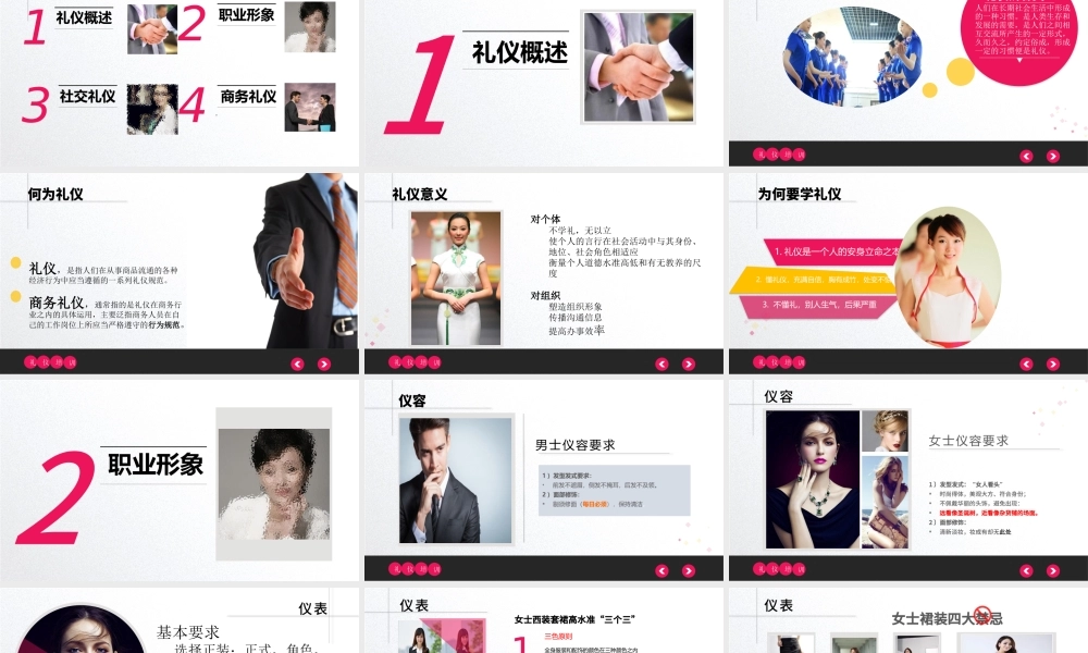 礼仪培训通用ppt模板幻灯片.pptx