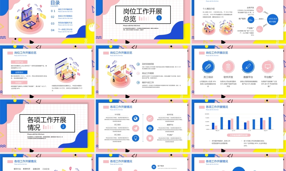 孟菲斯风格互联网行业述职报告PPT模板.pptx