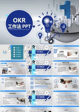 内容完整版OKR工作法培训PPT模板 (1).pptx