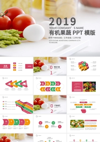 农业生鲜新鲜蔬菜介绍PPT模板.pptx