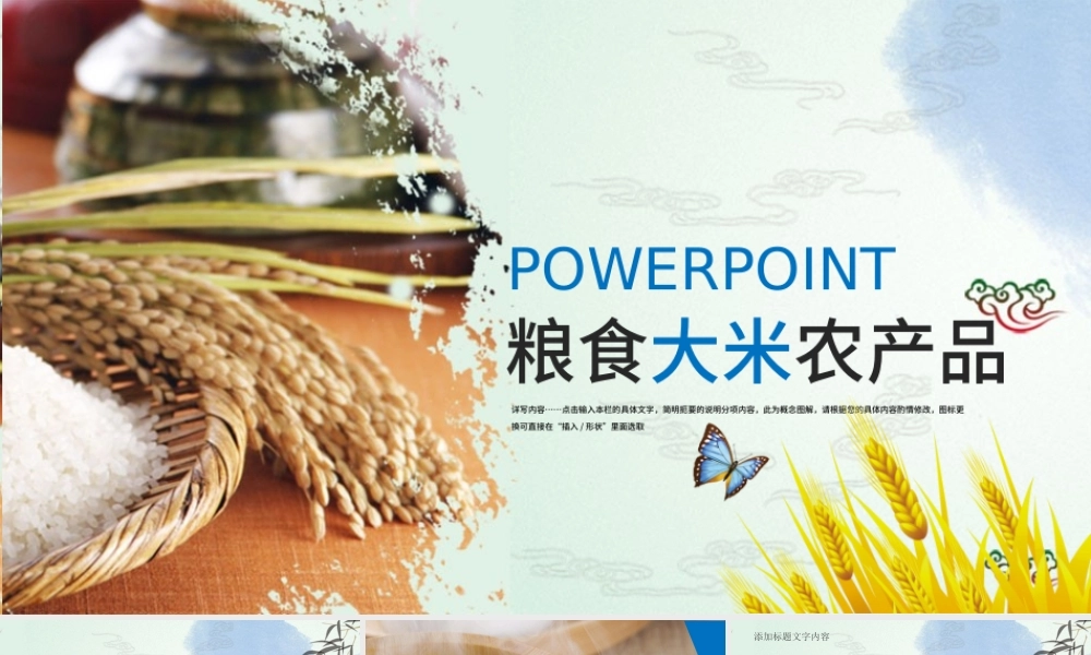 农业种植粮食大米农产品PPT模板.pptx