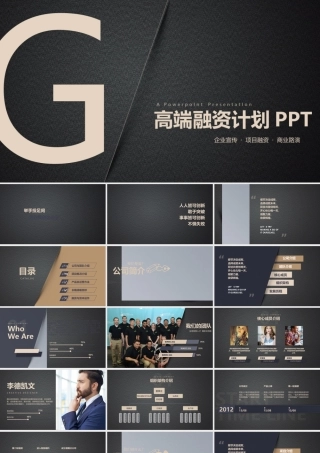 欧美风格商业计划书.pptx