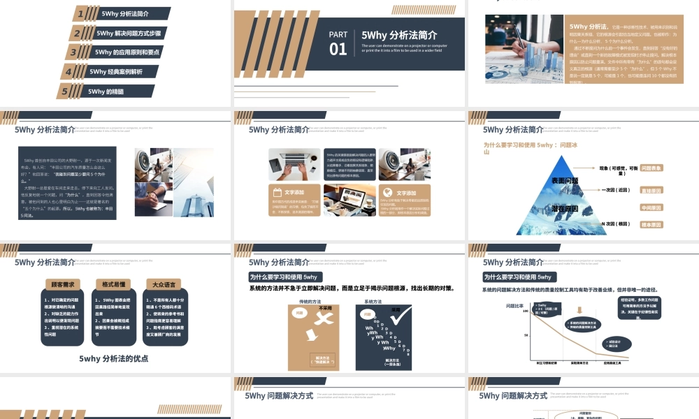 企业培训5WHY问题分析法PPT模板.pptx