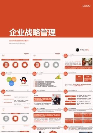 企业战略管理企业中高层领导培训ppt教材模板.pptx