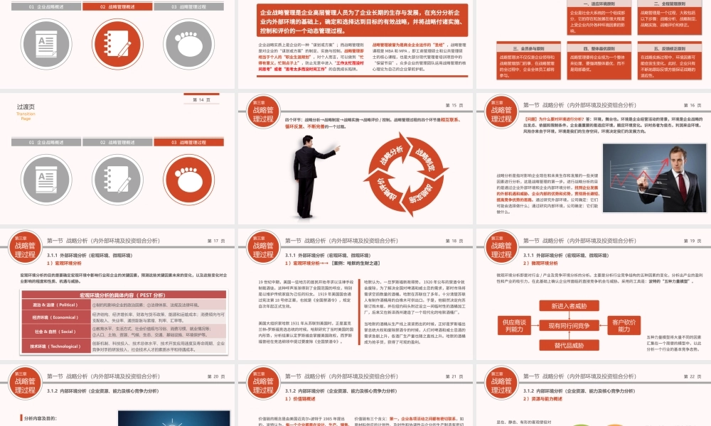 企业战略管理行业PPT模版.pptx