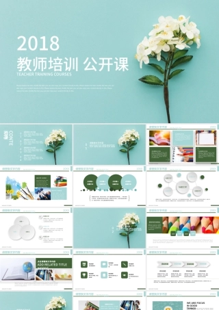 清新淡雅教师培训课件公开课PPT.pptx