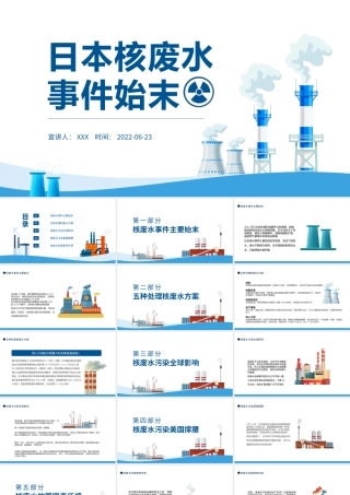 日本核废水事件始末PPT专题课件模板.pptx