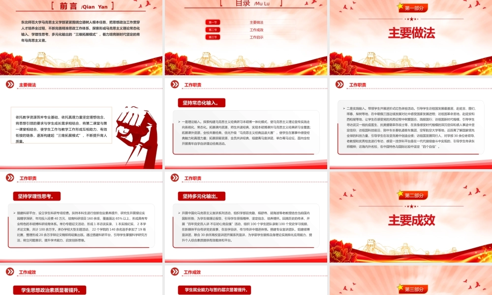 三维发力 着力培养坚定的青年马克思主义者PPT红色简洁学习教育党课课件.pptx