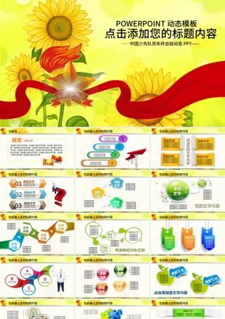 少先队红领巾小学生向日葵年终总结PPT.pptx