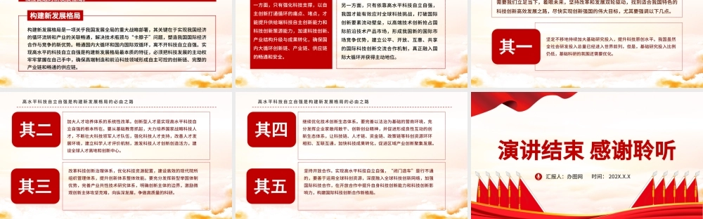 深刻认识高水平科技自立自强重大意义PPT党政风党员干部学习教育专题党课课件模板.pptx