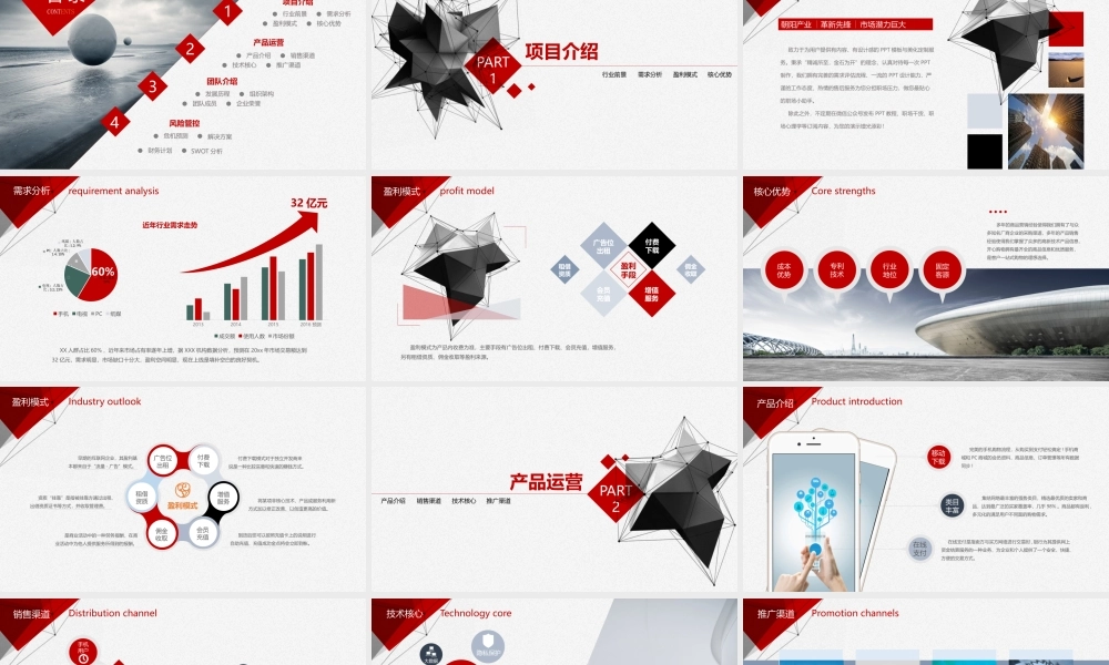时尚创意商业计划书PPT模板.pptx