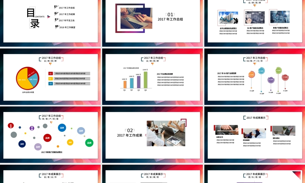 市场销售工作总结PPT模板.pptx