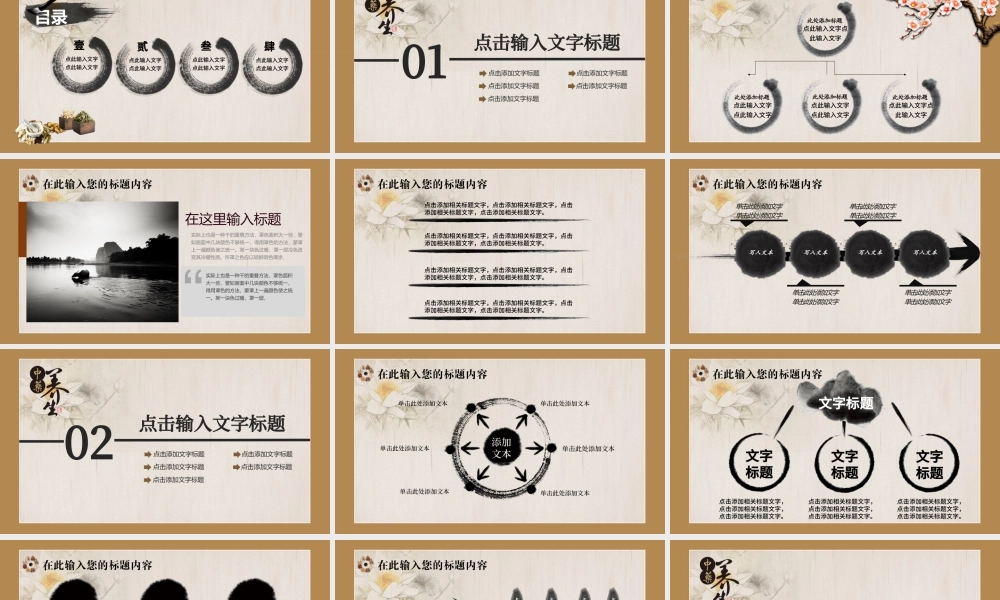 水墨中国风中医养生PPT.pptx