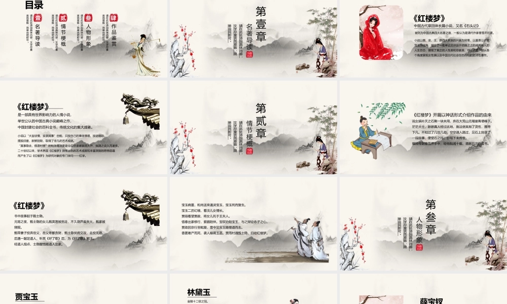 四大名著导读之红楼梦介绍PPT.pptx