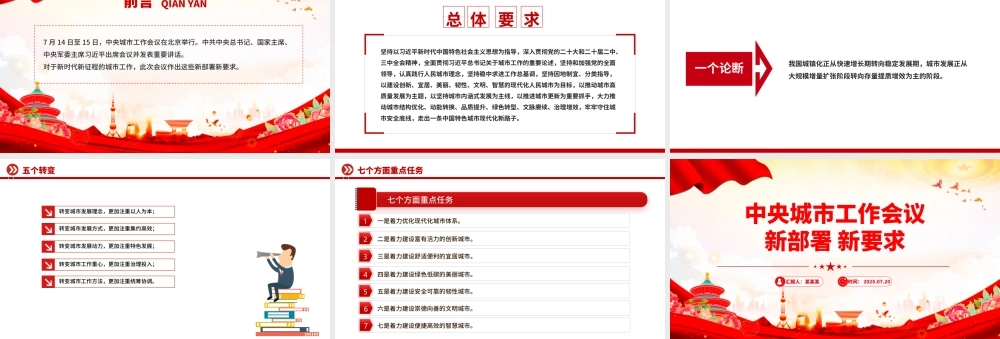 速读中央城市工作会议新部署新要求PPT课件下载.pptx