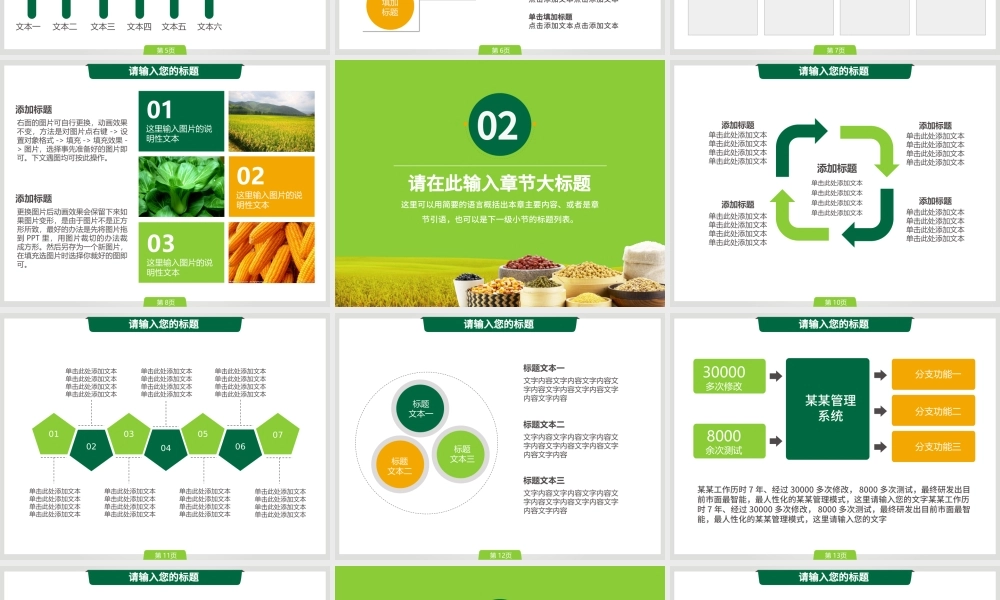 五谷杂粮有机农业绿色食品PPT.pptx