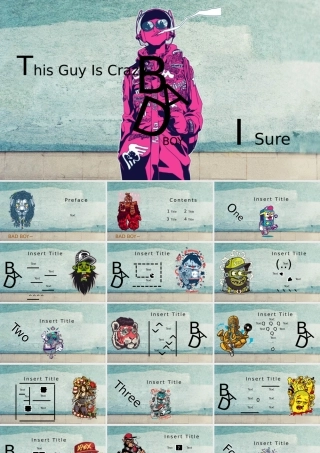 嘻哈涂鸦风PPT模板.pptx