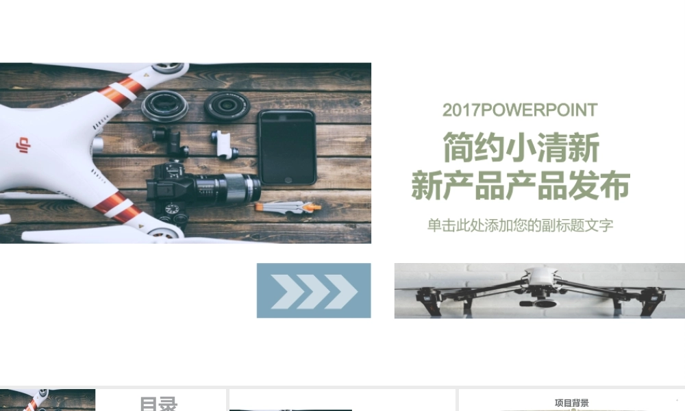 小清新产品发布.pptx