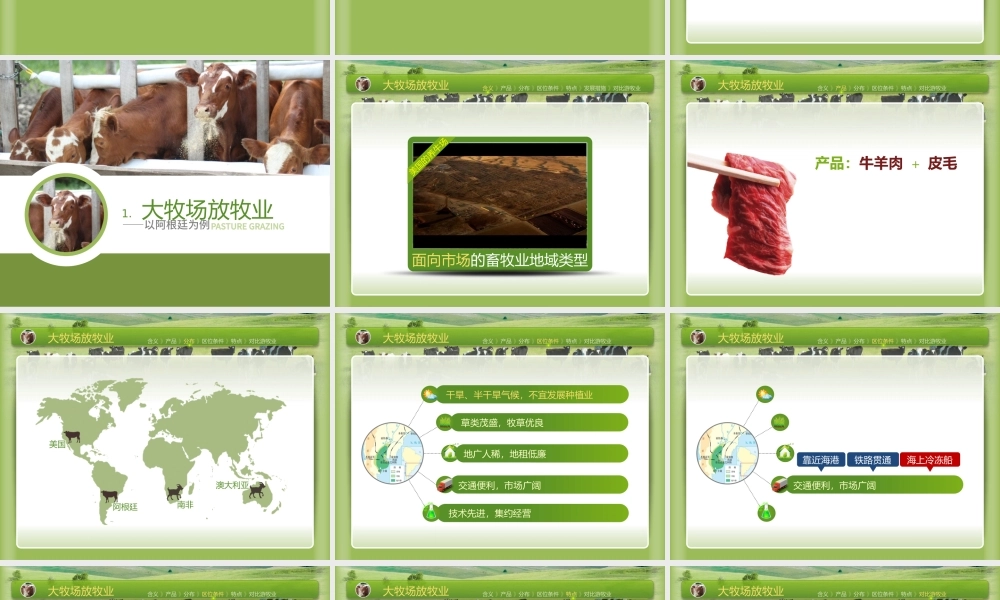 以畜牧业为主的农业地域类型ppt地理课件.pptx
