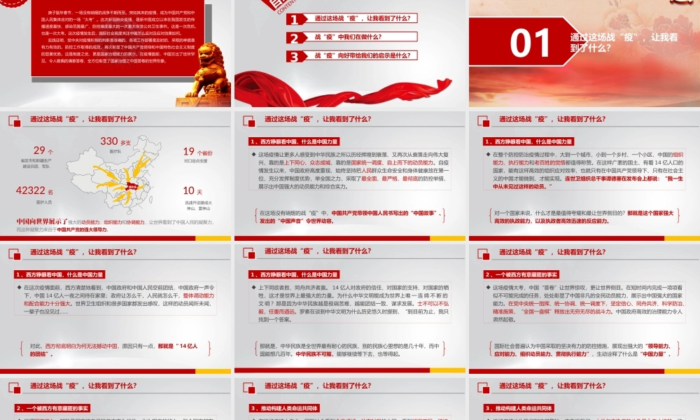 疫情之下彰显中国力量——在抗击新型冠状肺炎战“疫”中的深刻体会.pptx