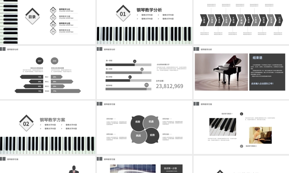 音乐艺术钢琴少儿培训ppt模板.pptx