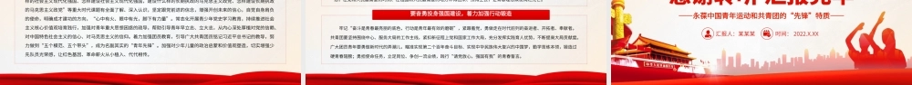 永葆中国青年运动和共青团的“先锋”特质.pptx