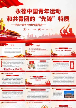 永葆中国青年运动和共青团的“先锋”特质.pptx