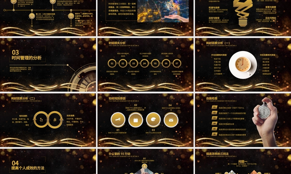 员工心态培训绩效激励时间管理职场礼仪PPT模板.pptx