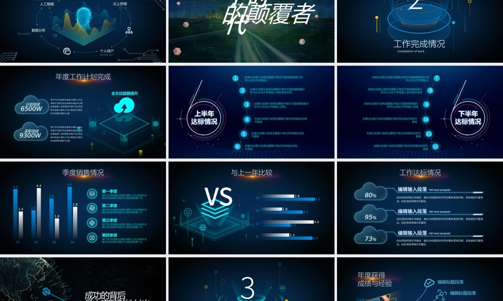 原创2021科技互联网年终总结PPT模板-版权可商用.pptx