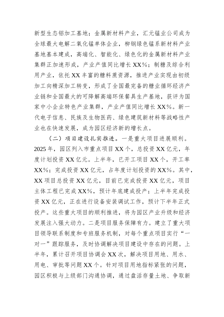 市工业园区2025年上半年工作情况总结和下半年工作计划.docx_第2页